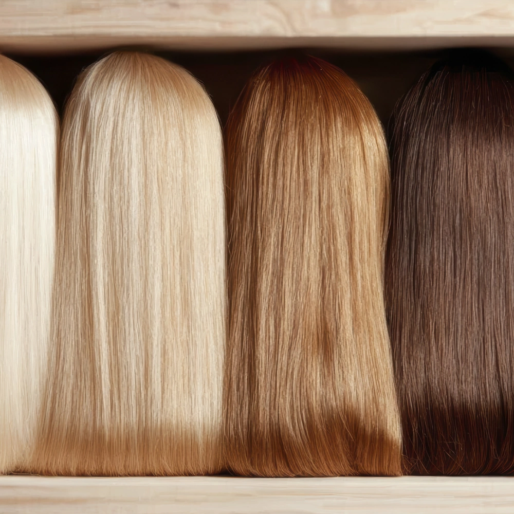 Zwei unterschiedliche Perückenmodelle als Beispiel für Stilvielfalt bei Trendhair in Nürnberg<br />
